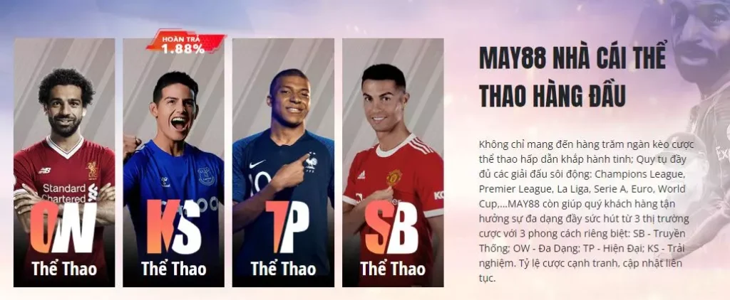 May88 Nhà Cái Cá Cược, Cá Độ Bóng Đá Uy Tín Nhất Việt Nam 2022